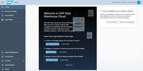 How to create a story with SAP Datasphere